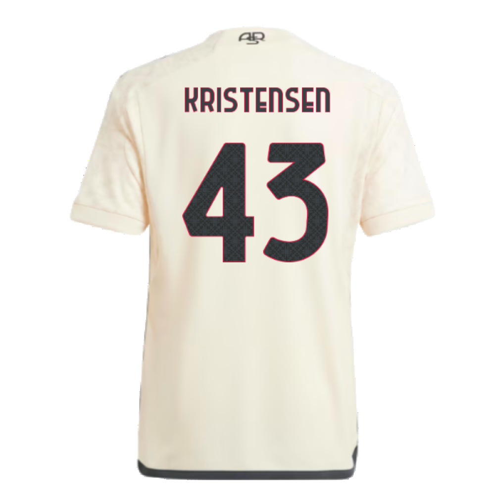 2023-2024 Roma Away Shirt (Kids) (KRISTENSEN 43)