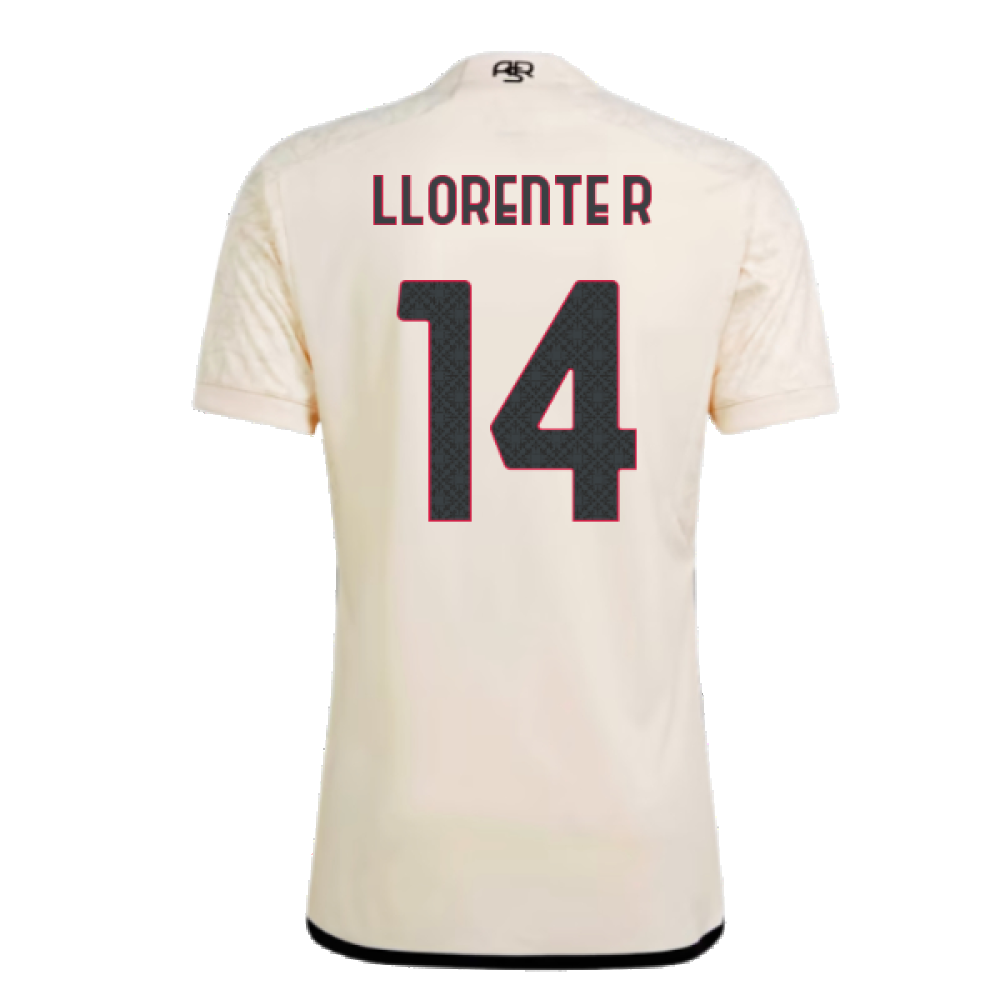 2023-2024 Roma Away Shirt (LLORENTE R 14)