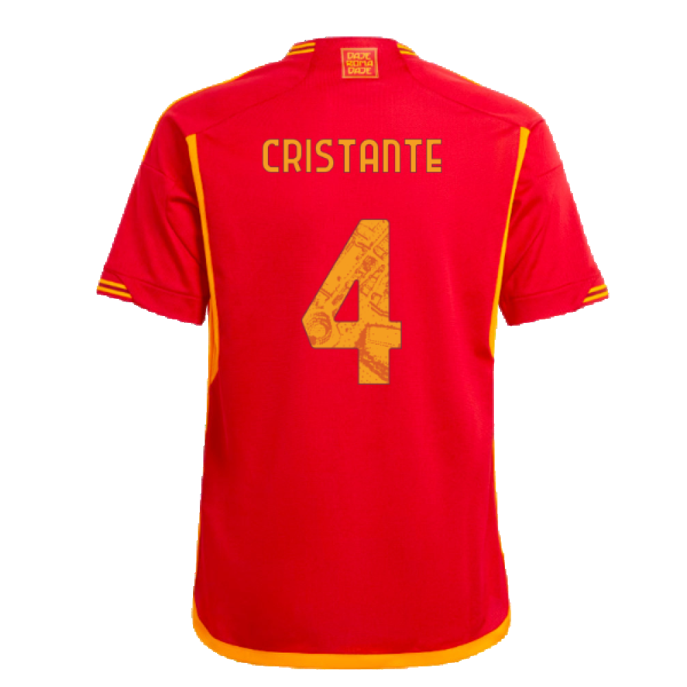 2023-2024 Roma Home Shirt (Kids) (CRISTANTE 4)