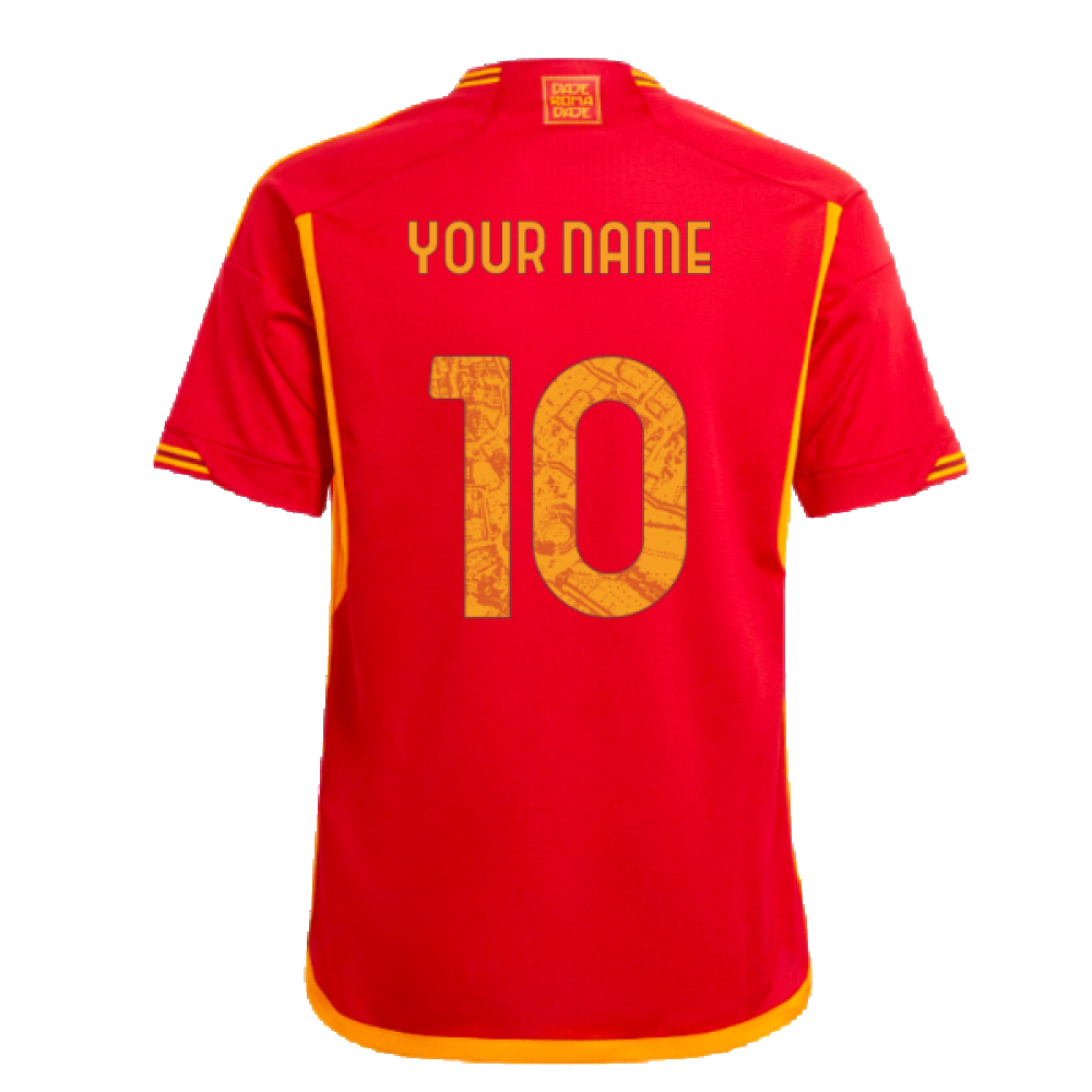 2023-2024 Roma Home Shirt (Kids) (Your Name)