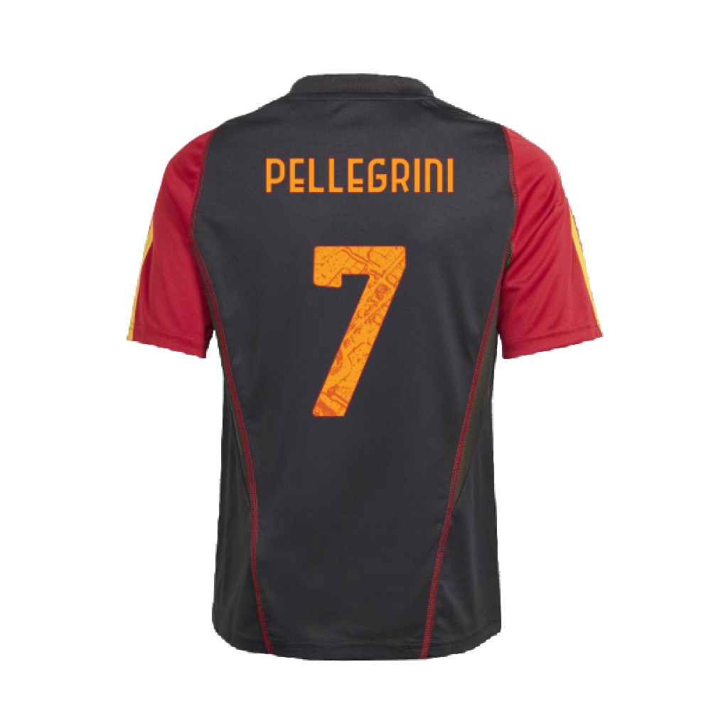 2023-2024 Roma Training Jersey (Black) - Kids (PELLEGRINI 7)