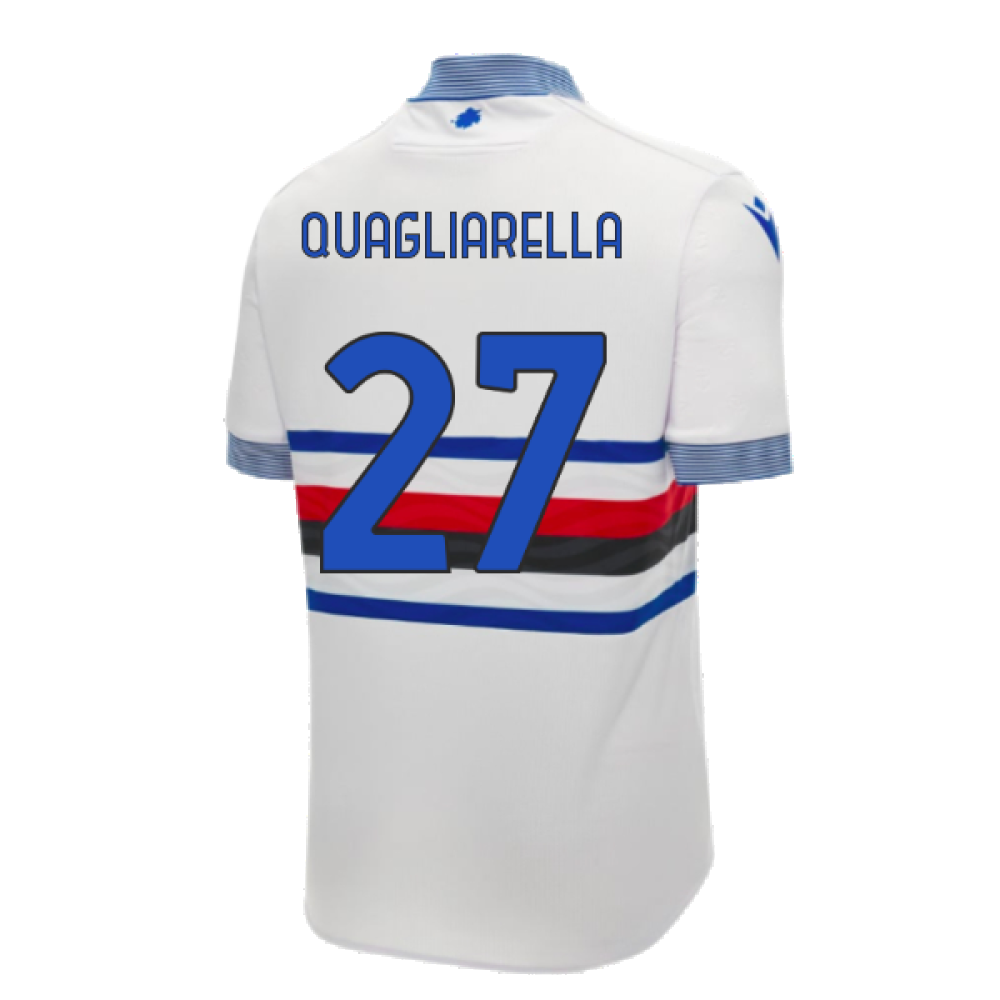 2023-2024 Sampdoria Away Shirt (QUAGLIARELLA 27)