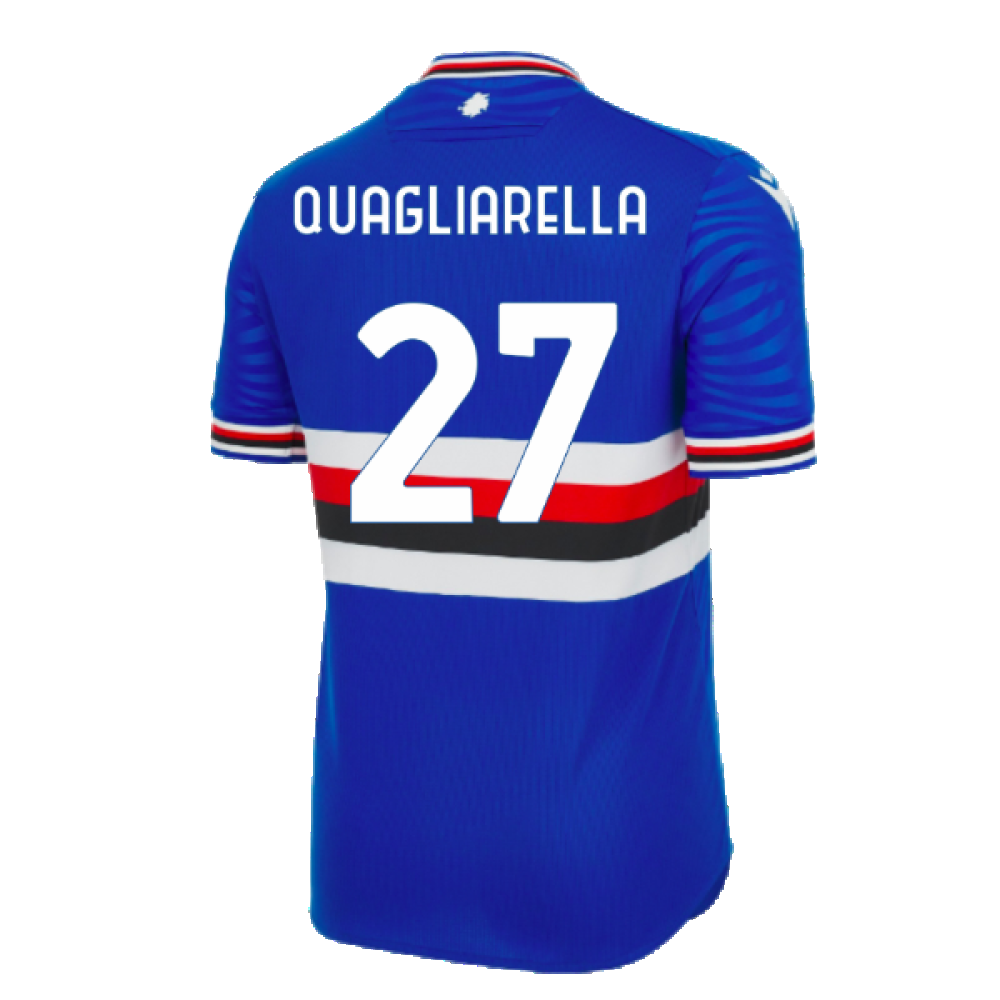 2023-2024 Sampdoria Home Shirt (QUAGLIARELLA 27)