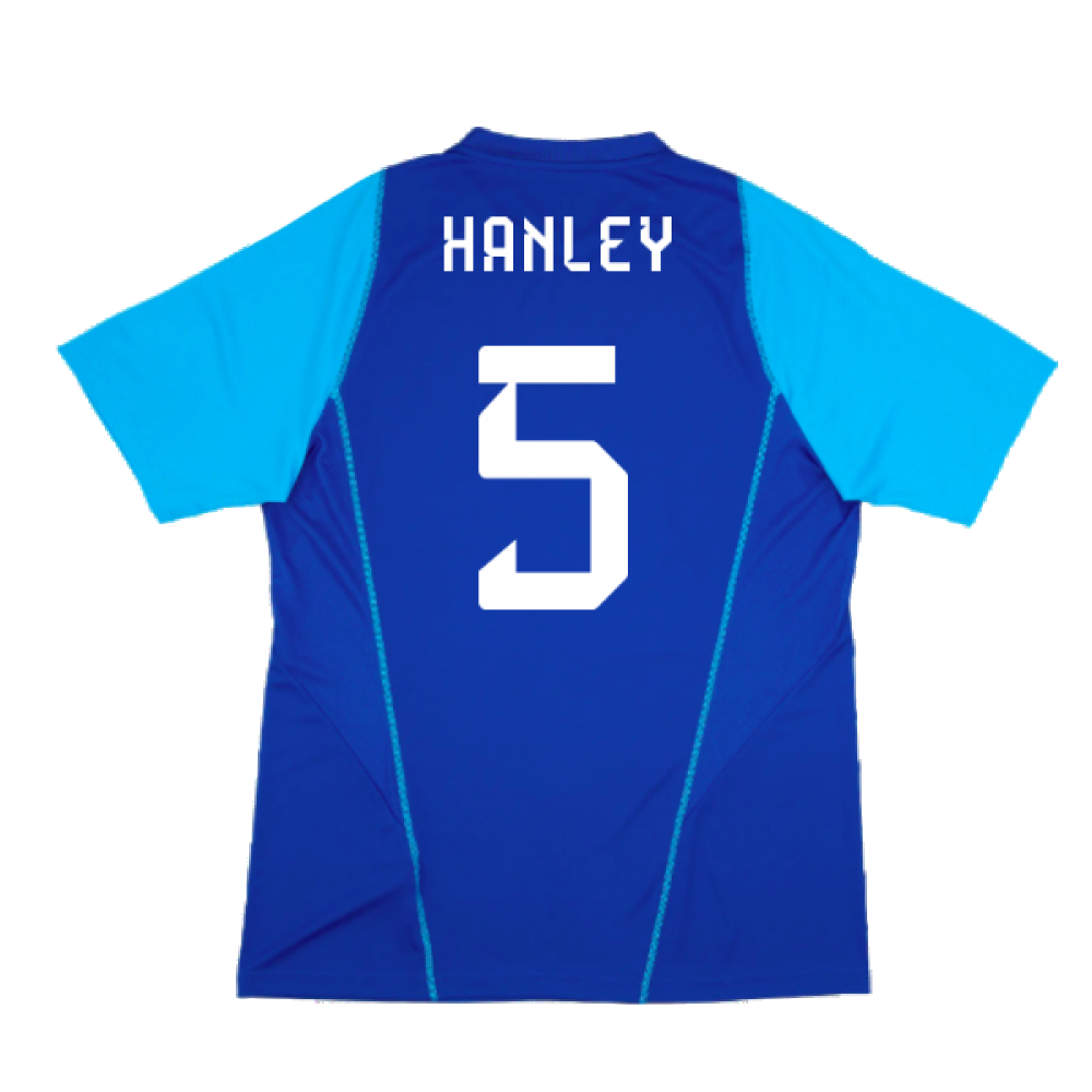 2023-2024 Scotland Player Issue Training Shirt (Blue) (Hanley 5)