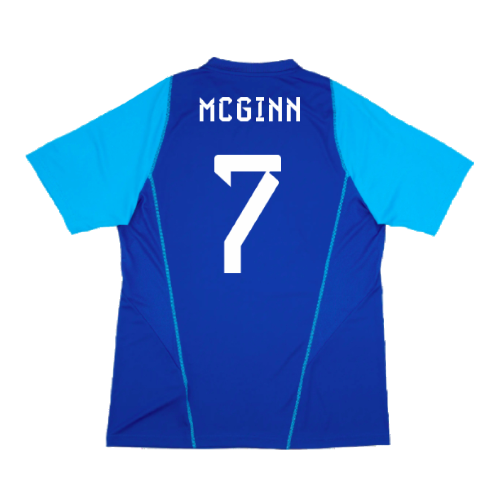 2023-2024 Scotland Player Issue Training Shirt (Blue) (McGinn 7)