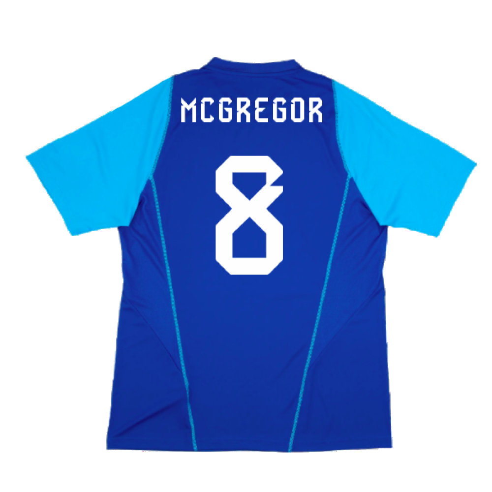 2023-2024 Scotland Player Issue Training Shirt (Blue) (McGregor 8)