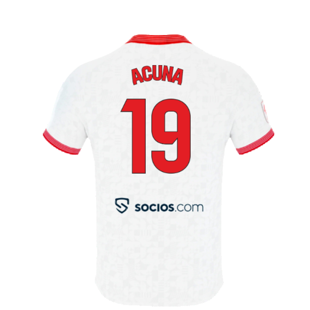 2023-2024 Sevilla Home Shirt (Womens) (Acuna 19)