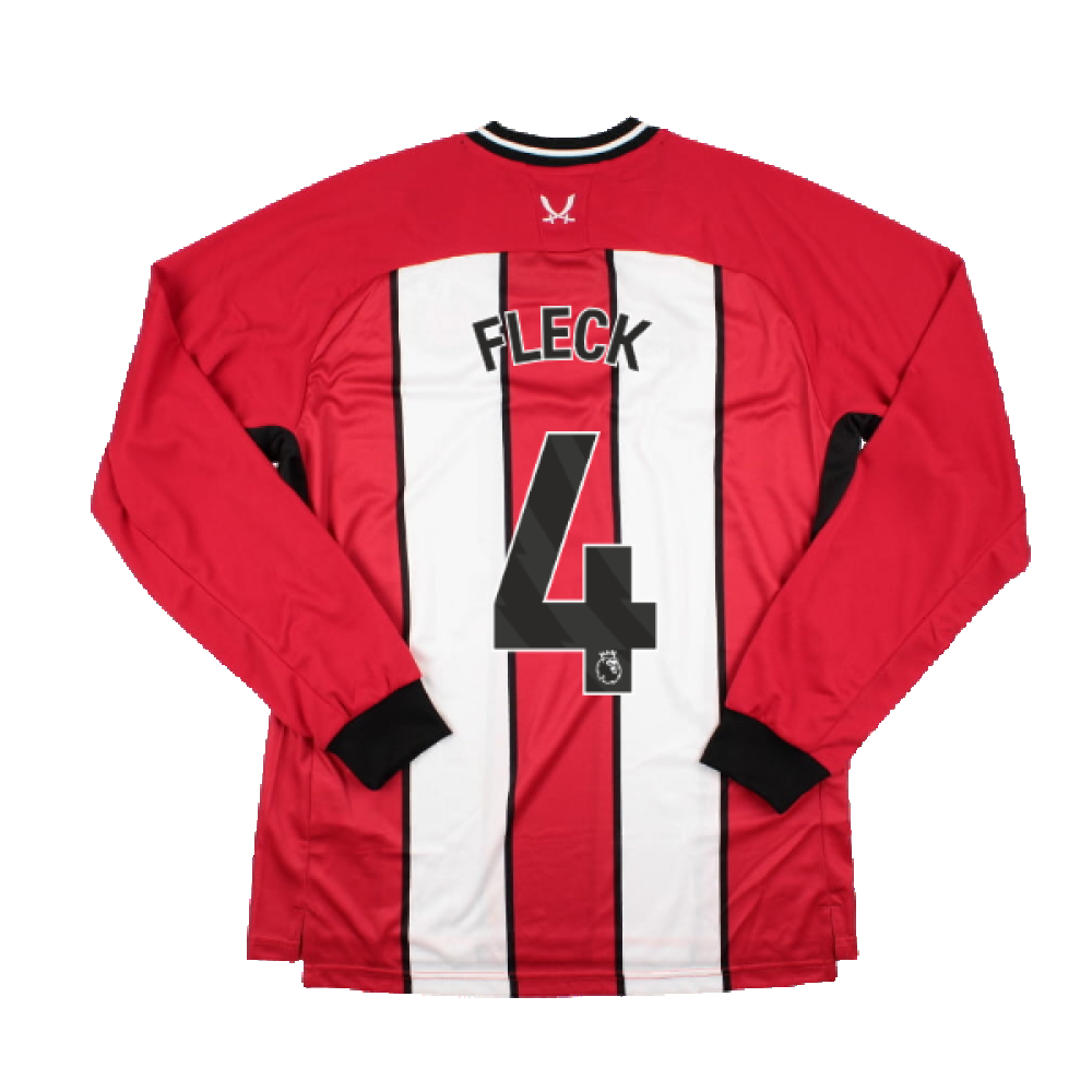 2023-2024 Sheffield United Home Long Sleeve Shirt (Fleck 4)