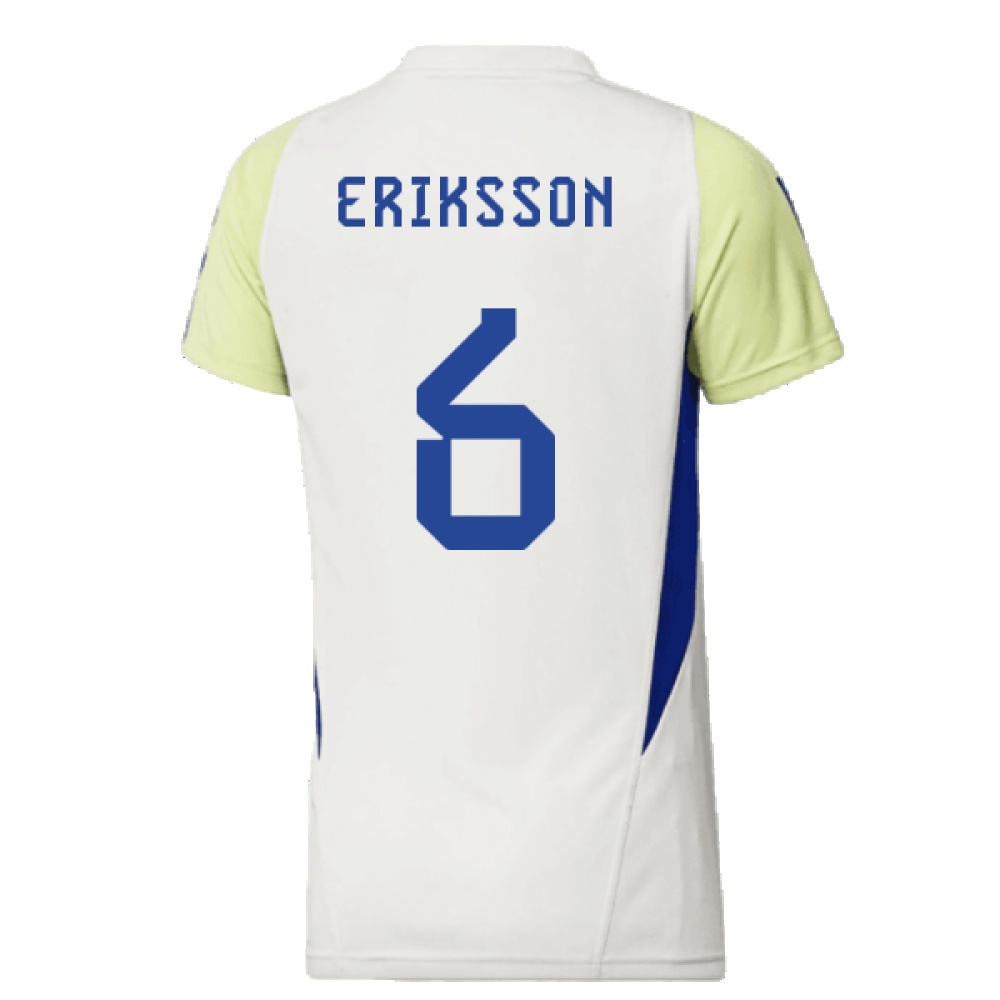 2023-2024 Sweden Training Shirt (White) - Ladies (Eriksson 6)