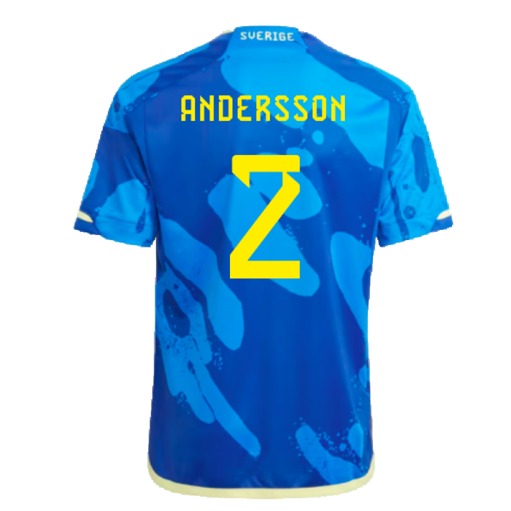 2023-2024 Sweden WWC Away Shirt (Kids) (Andersson 2)