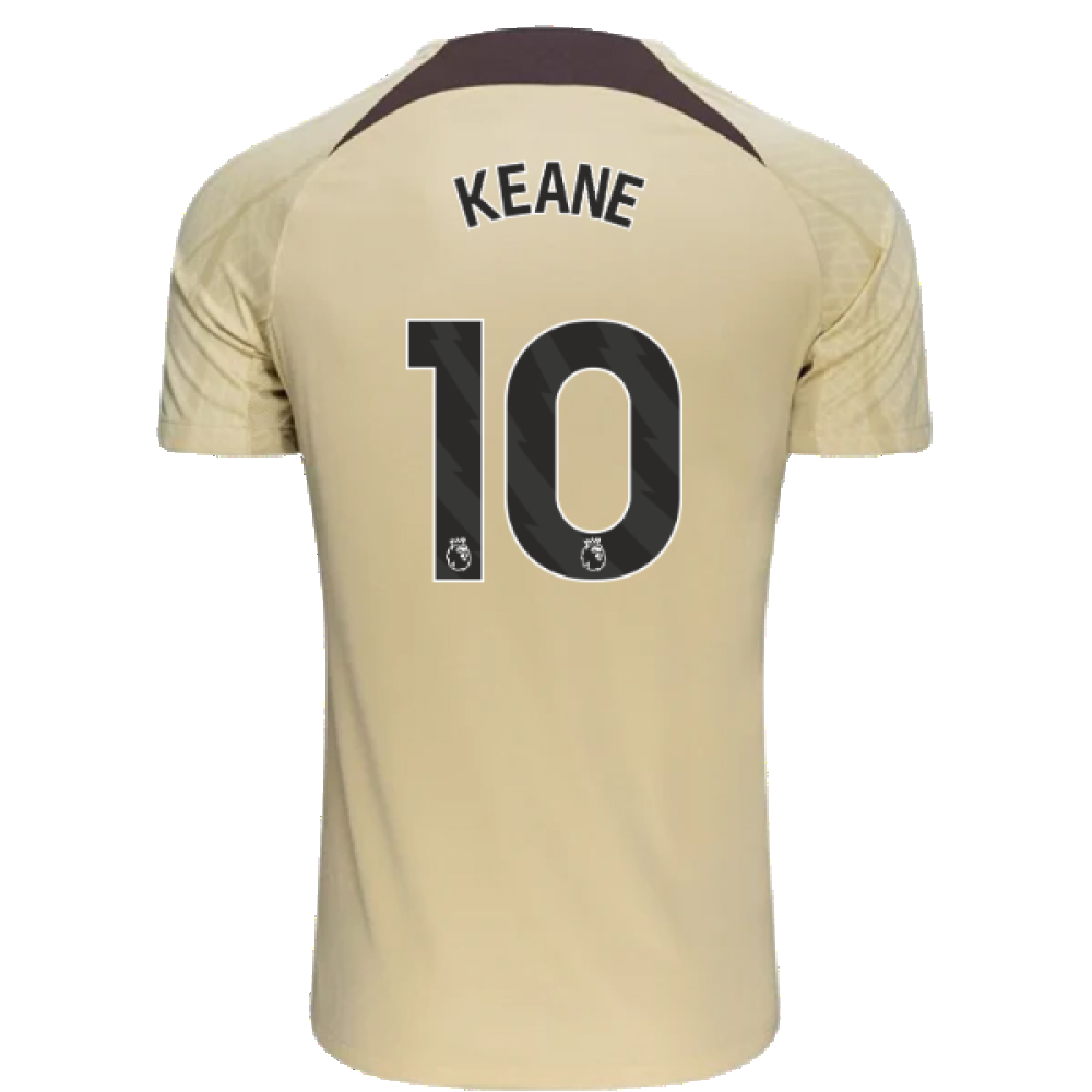 2023-2024 Tottenham Dri-Fit Strike Training Shirt (Team Gold) (Keane 10)