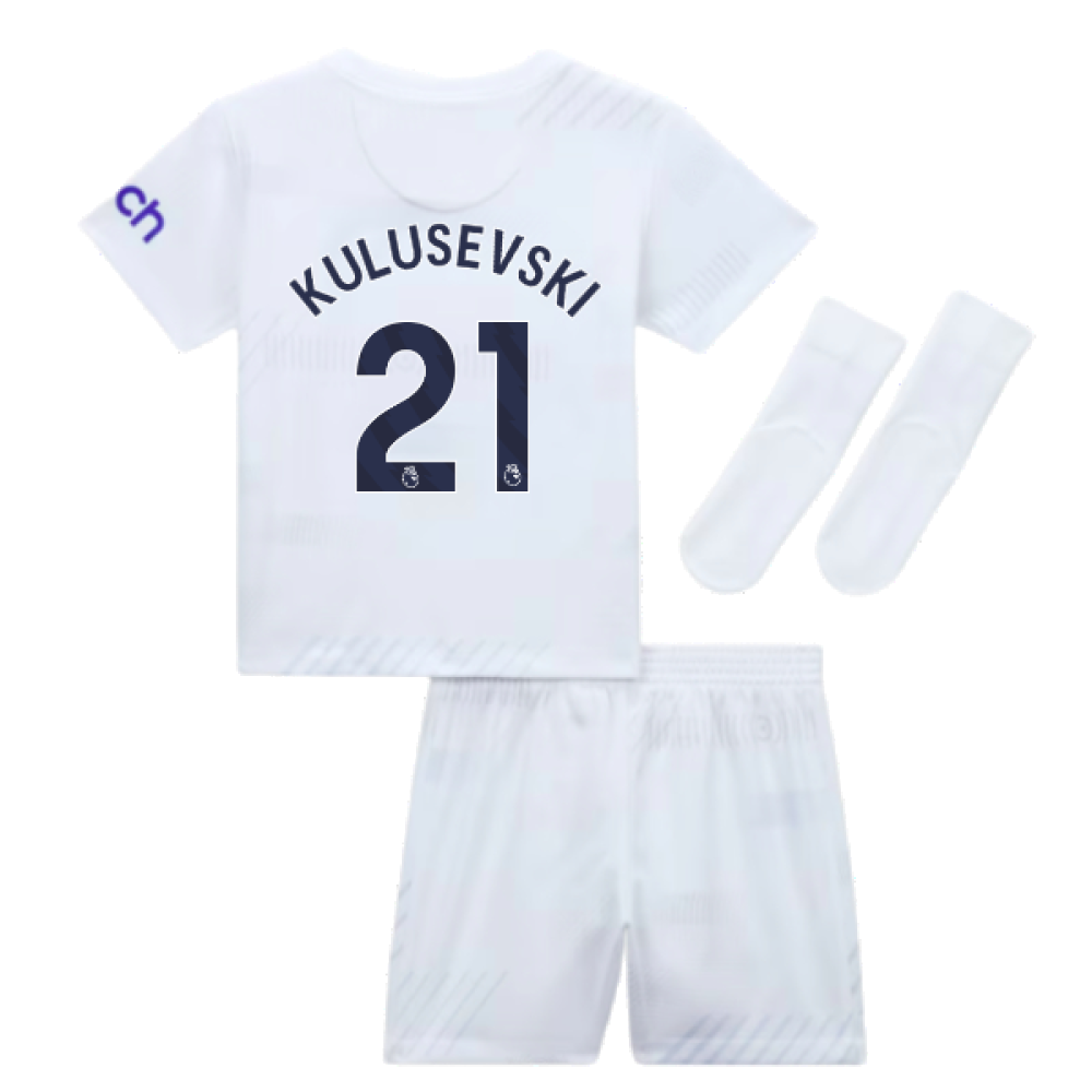 2023-2024 Tottenham Home Infants Baby Kit (Kulusevski 21)