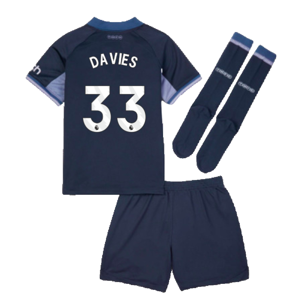 2023-2024 Tottenham Hotspur Away Mini Kit (Davies 33)