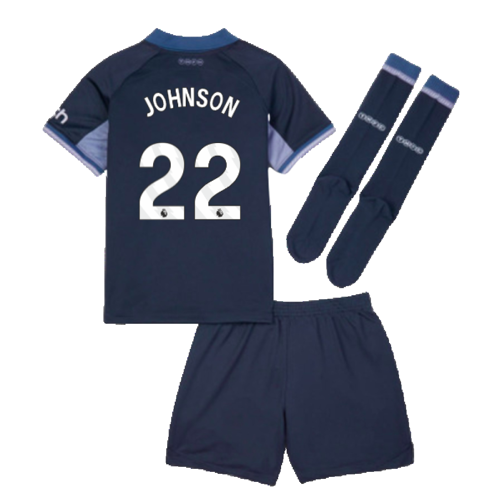 2023-2024 Tottenham Hotspur Away Mini Kit (Johnson 22)