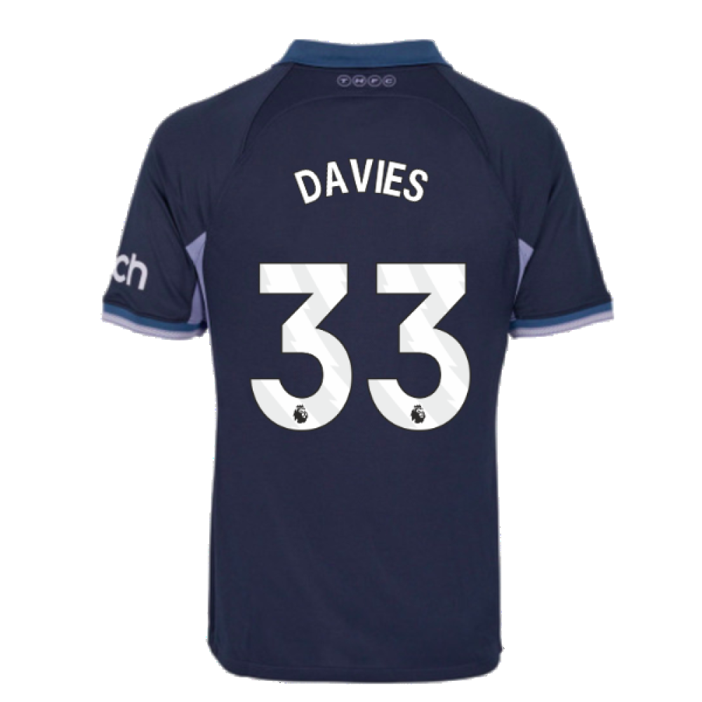 2023-2024 Tottenham Hotspur Away Shirt (Davies 33)