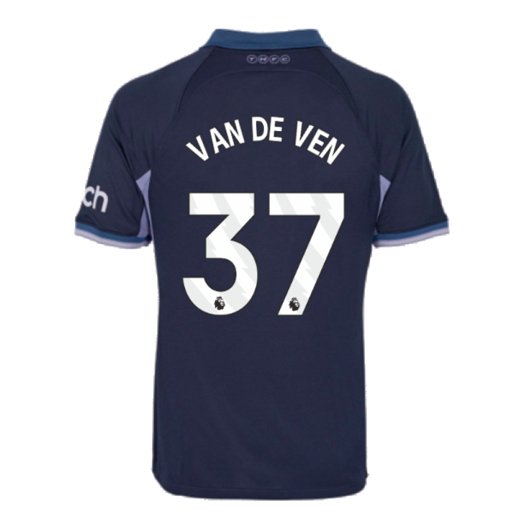 2023-2024 Tottenham Hotspur Away Shirt (Van De Ven 37)