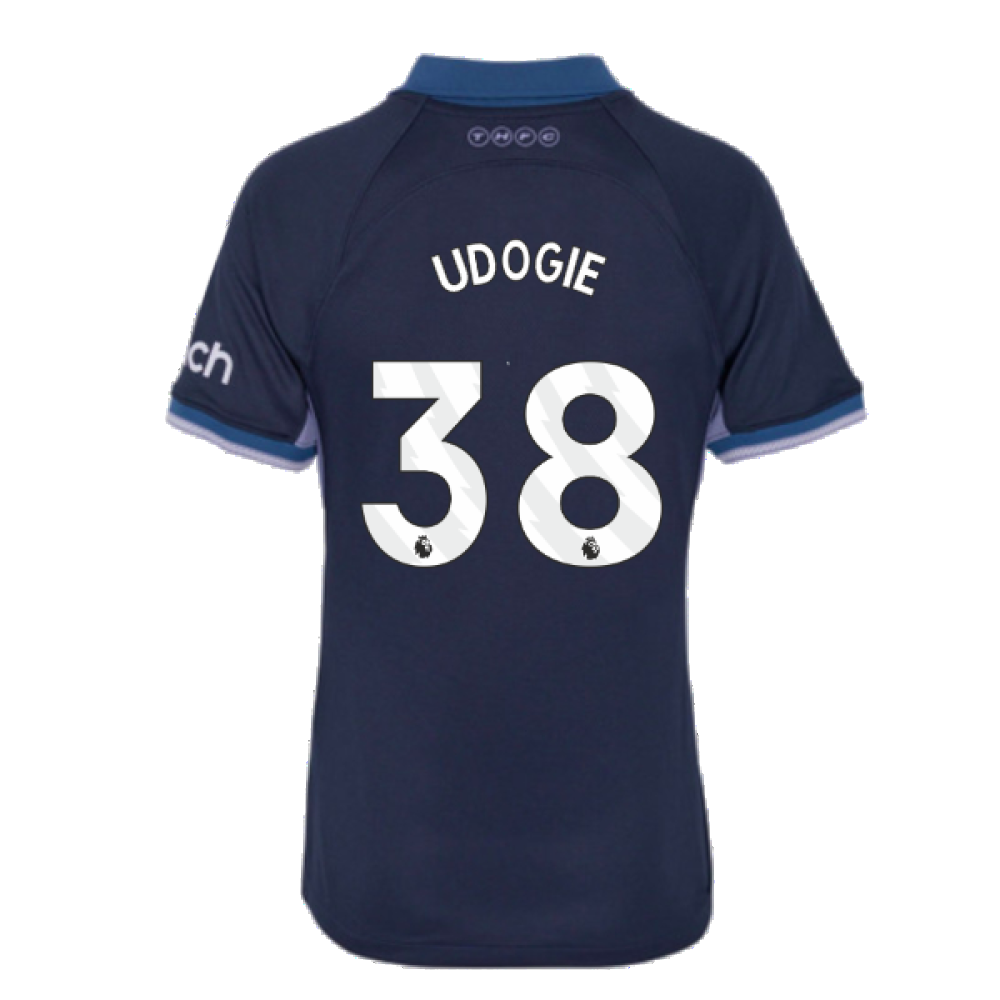 2023-2024 Tottenham Hotspur Away Shirt (Womens) (Udogie 38)