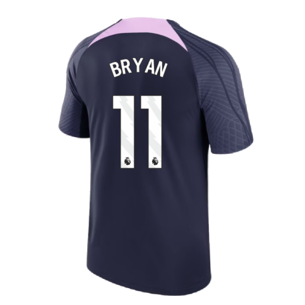 2023-2024 Tottenham Strike Dri-Fit Training Shirt (Marine) (Bryan 11)