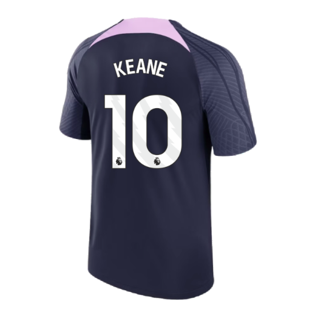 2023-2024 Tottenham Strike Dri-Fit Training Shirt (Marine) (Keane 10)