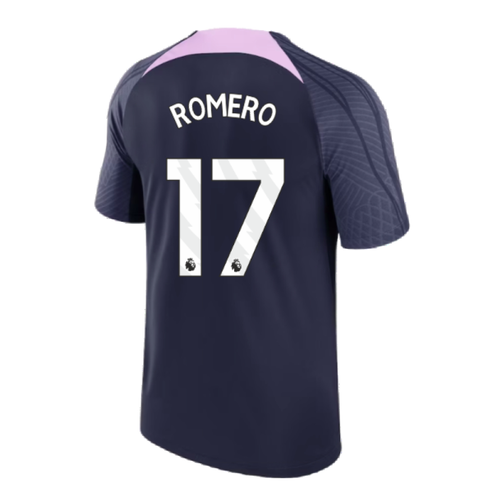 2023-2024 Tottenham Strike Dri-Fit Training Shirt (Marine) (Romero 17)