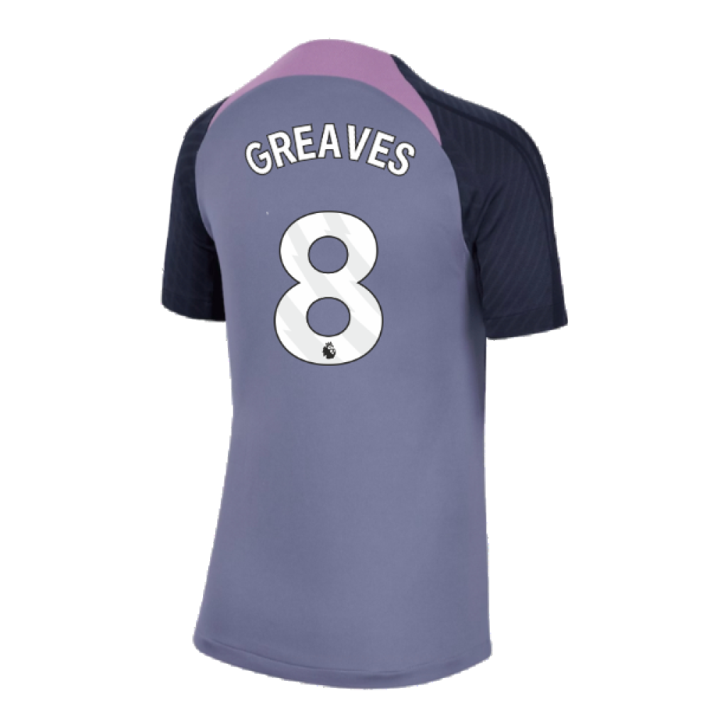 2023-2024 Tottenham Strike Dri-Fit Training Shirt (Violet) (Greaves 8)