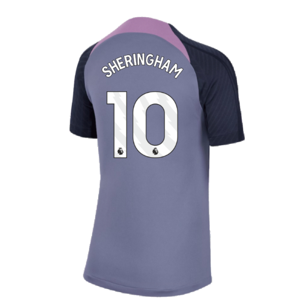 2023-2024 Tottenham Strike Dri-Fit Training Shirt (Violet) (Sheringham 10)