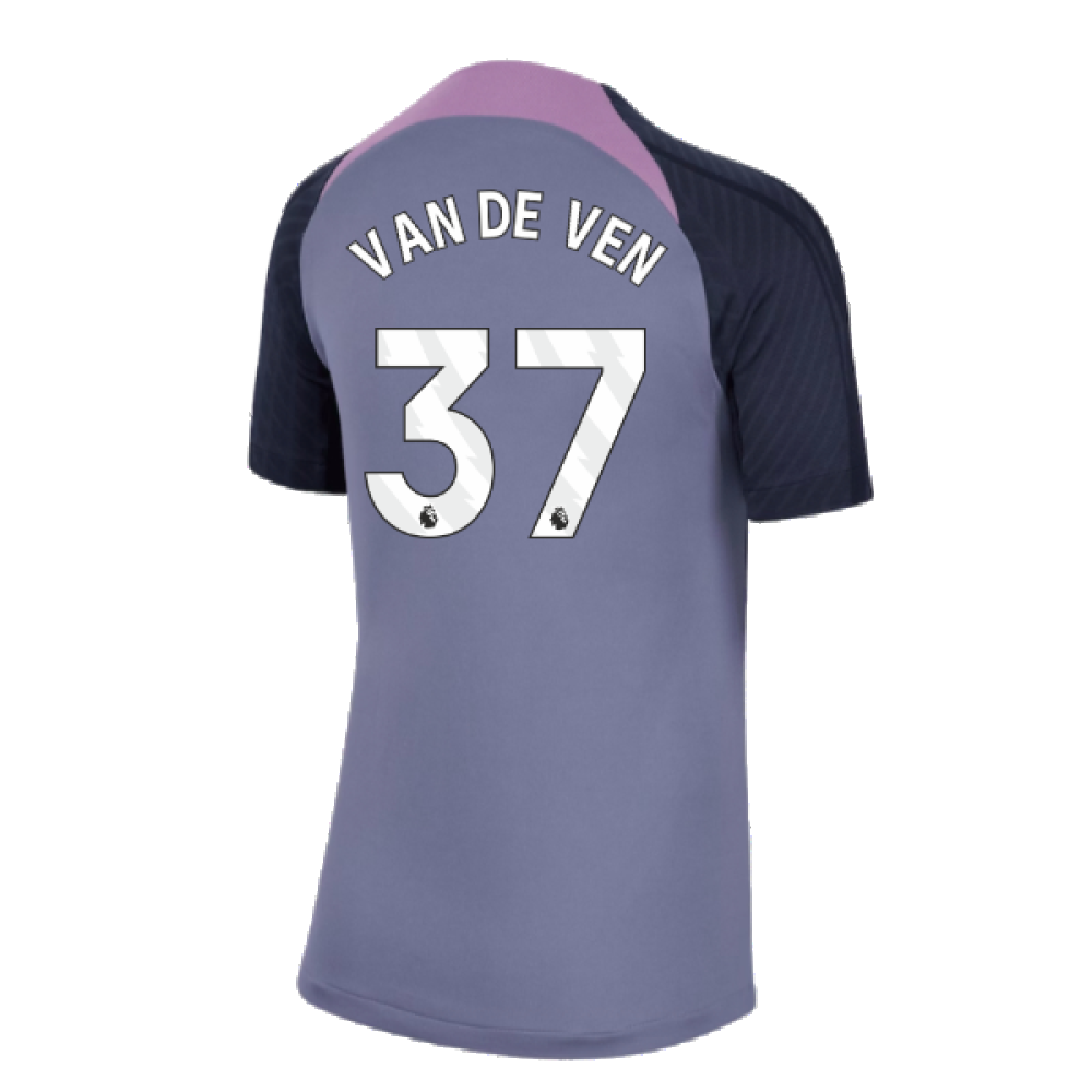 2023-2024 Tottenham Strike Dri-Fit Training Shirt (Violet) (Van De Ven 37)