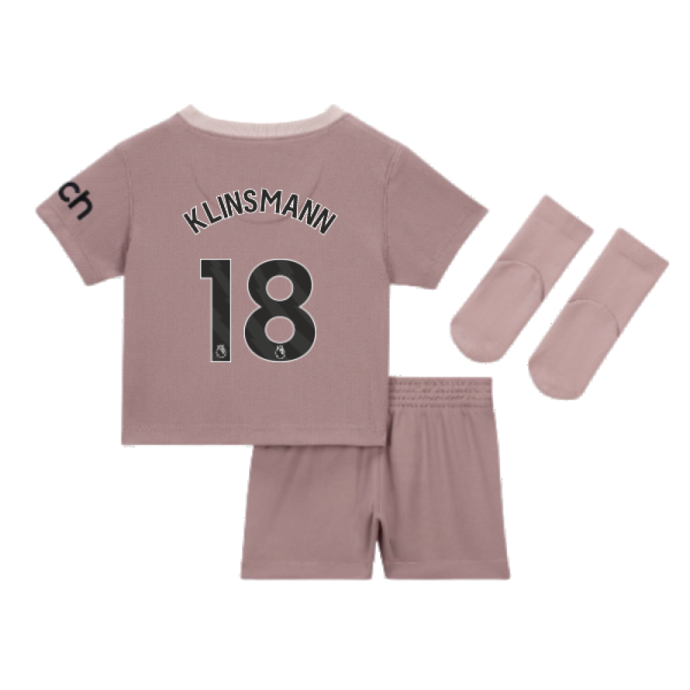 2023-2024 Tottenham Third Baby Kit (Klinsmann 18)