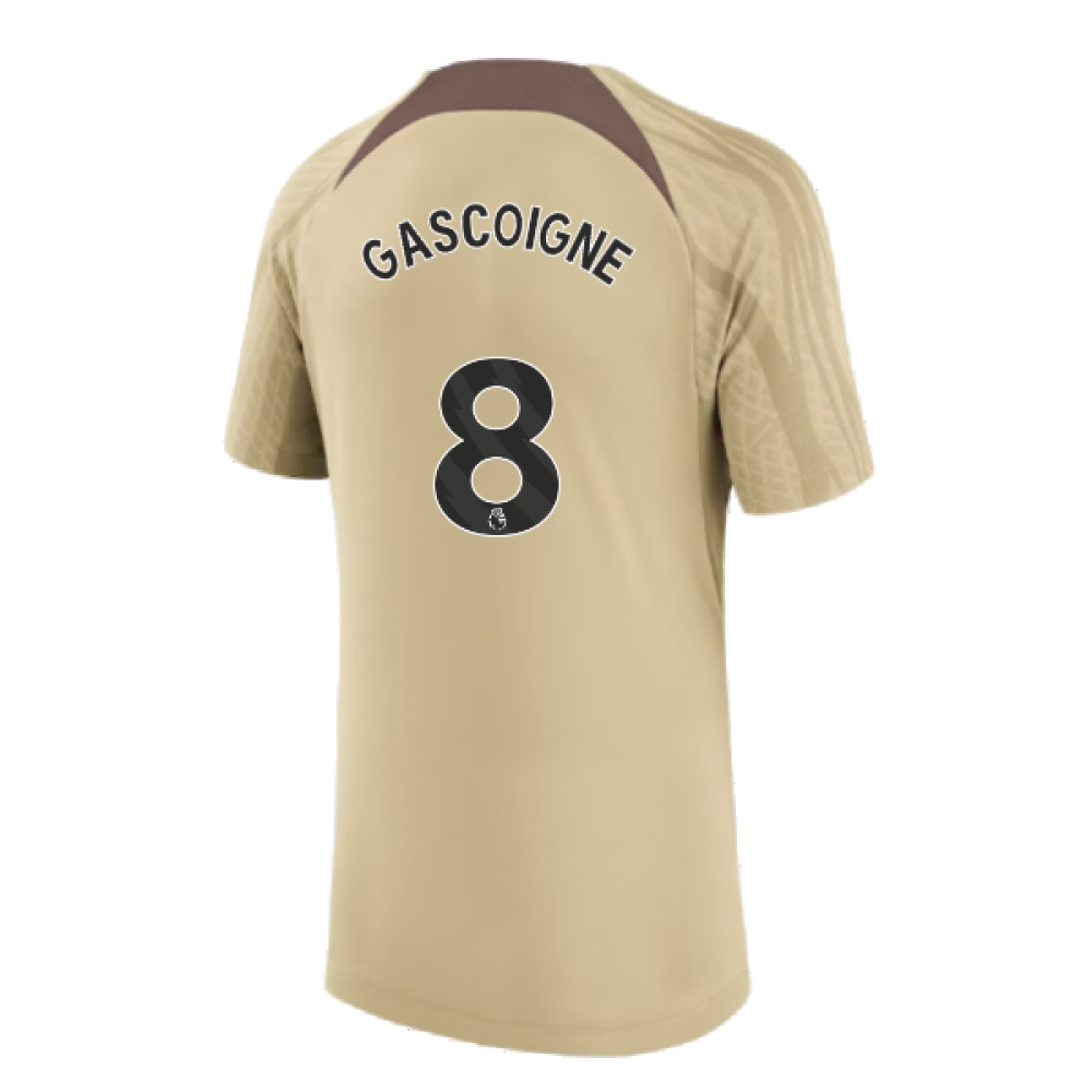 2023-2024 Tottenham Training Shirt (Gold) - Kids (Gascoigne 8)