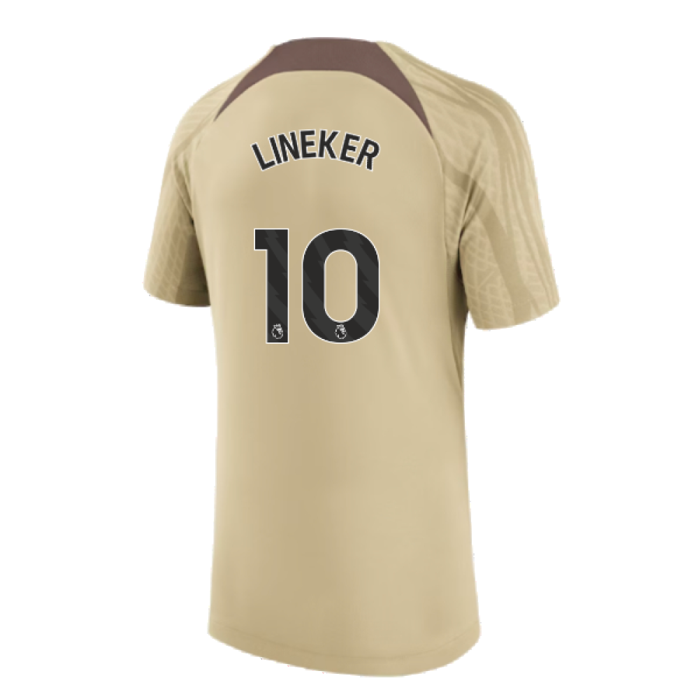 2023-2024 Tottenham Training Shirt (Gold) - Kids (Lineker 10)