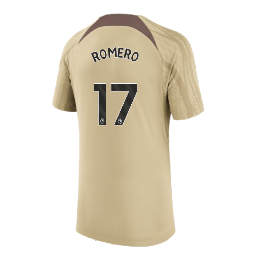 2023-2024 Tottenham Training Shirt (Gold) - Kids (Romero 17)