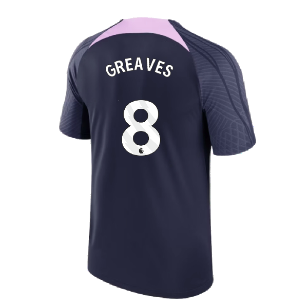 2023-2024 Tottenham Training Shirt (Marine) - Kids (Greaves 8)