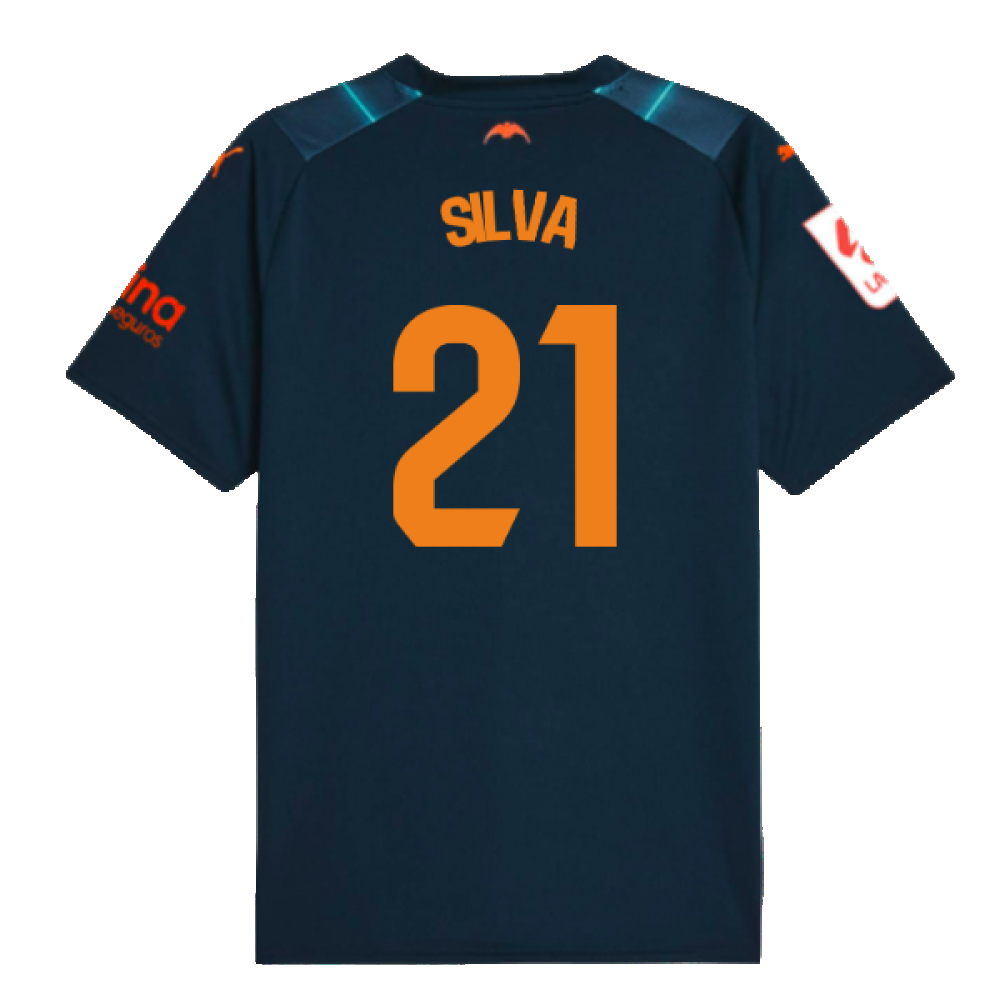 2023-2024 Valencia Away Shirt (SILVA 21)