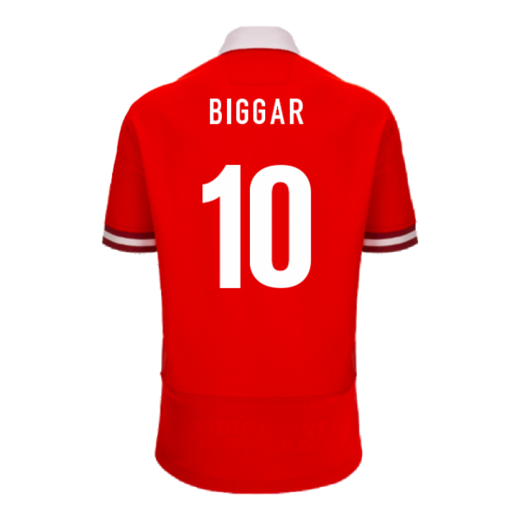 2023-2024 Wales Rugby Home Cotton Shirt (Biggar 10)