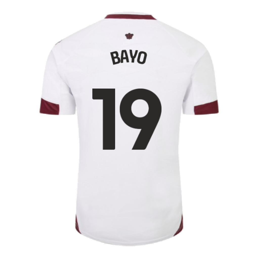 2023-2024 Watford Away Shirt (no sponsor) (Bayo 19)