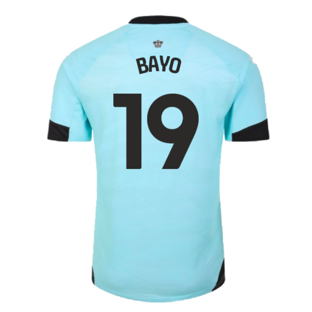 2023-2024 Watford Third Shirt (no sponsor) (Bayo 19)