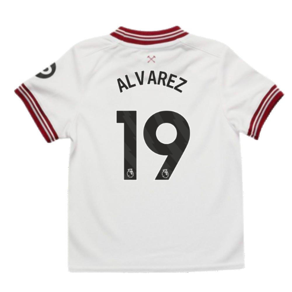 2023-2024 West Ham Away Infant Mini Kit (ALVAREZ 19)