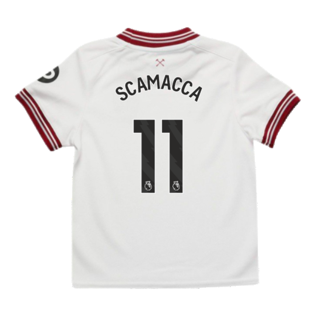 2023-2024 West Ham Away Infant Mini Kit (SCAMACCA 11)