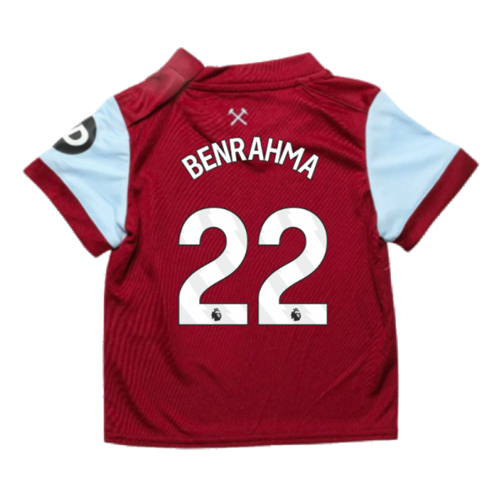 2023-2024 West Ham Home Baby Kit (BENRAHMA 22)