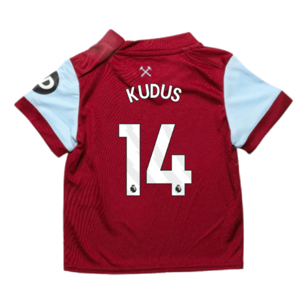 2023-2024 West Ham Home Baby Kit (Kudus 14)