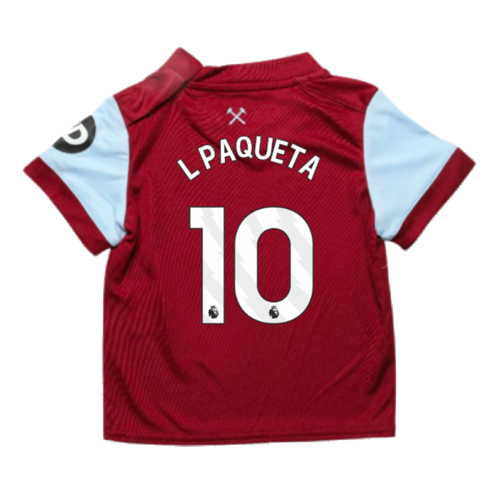 2023-2024 West Ham Home Baby Kit (L PAQUETA 10)