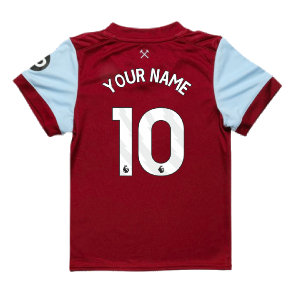 2023-2024 West Ham Home Infant Kit (Your Name)