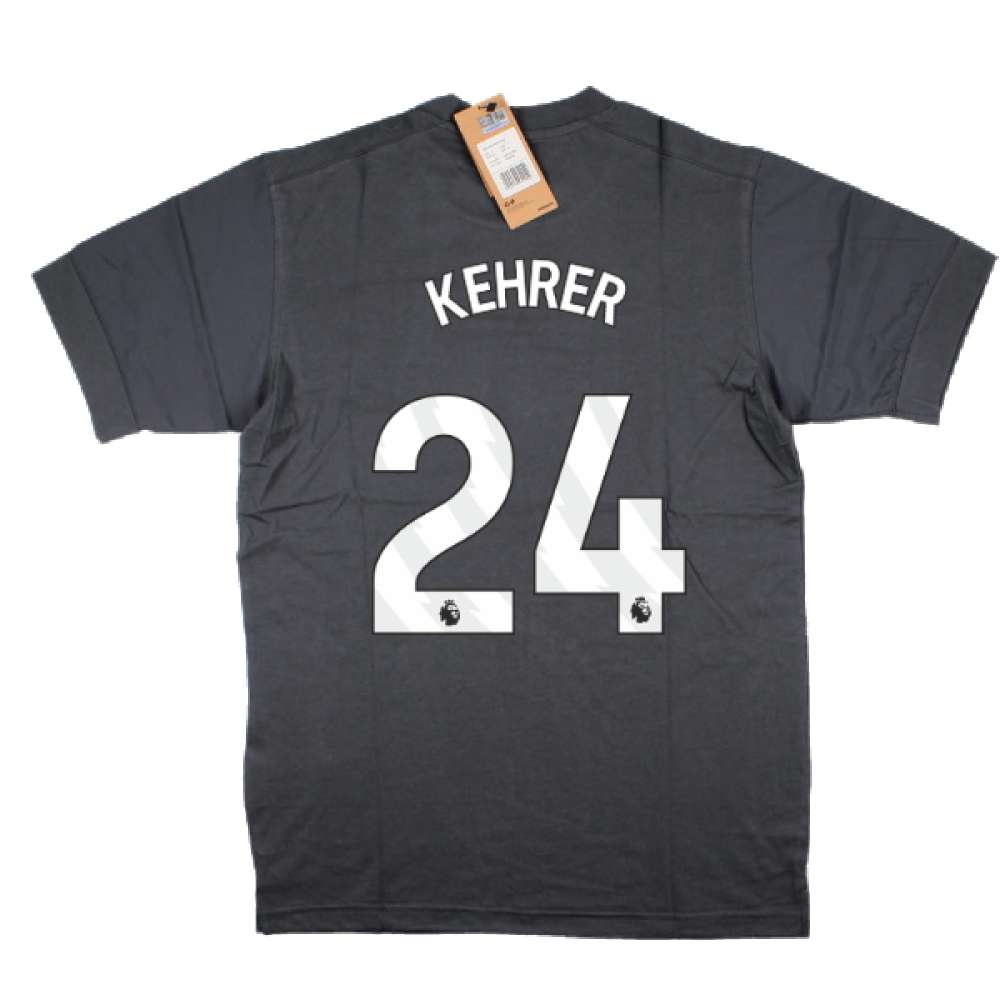 2023-2024 West Ham Leisure Tee (Carbon) (KEHRER 24)