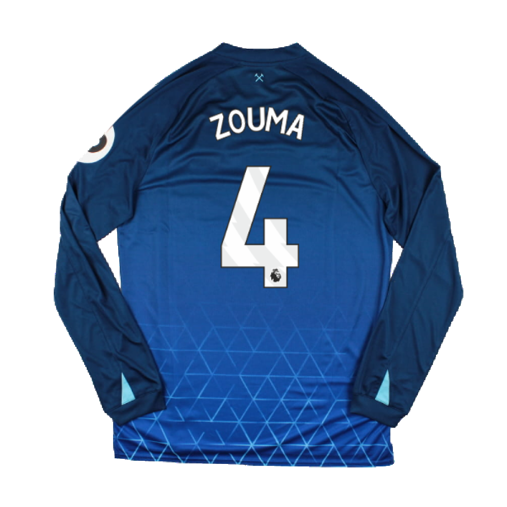 2023-2024 West Ham Long Sleeve Third Shirt (ZOUMA 4)