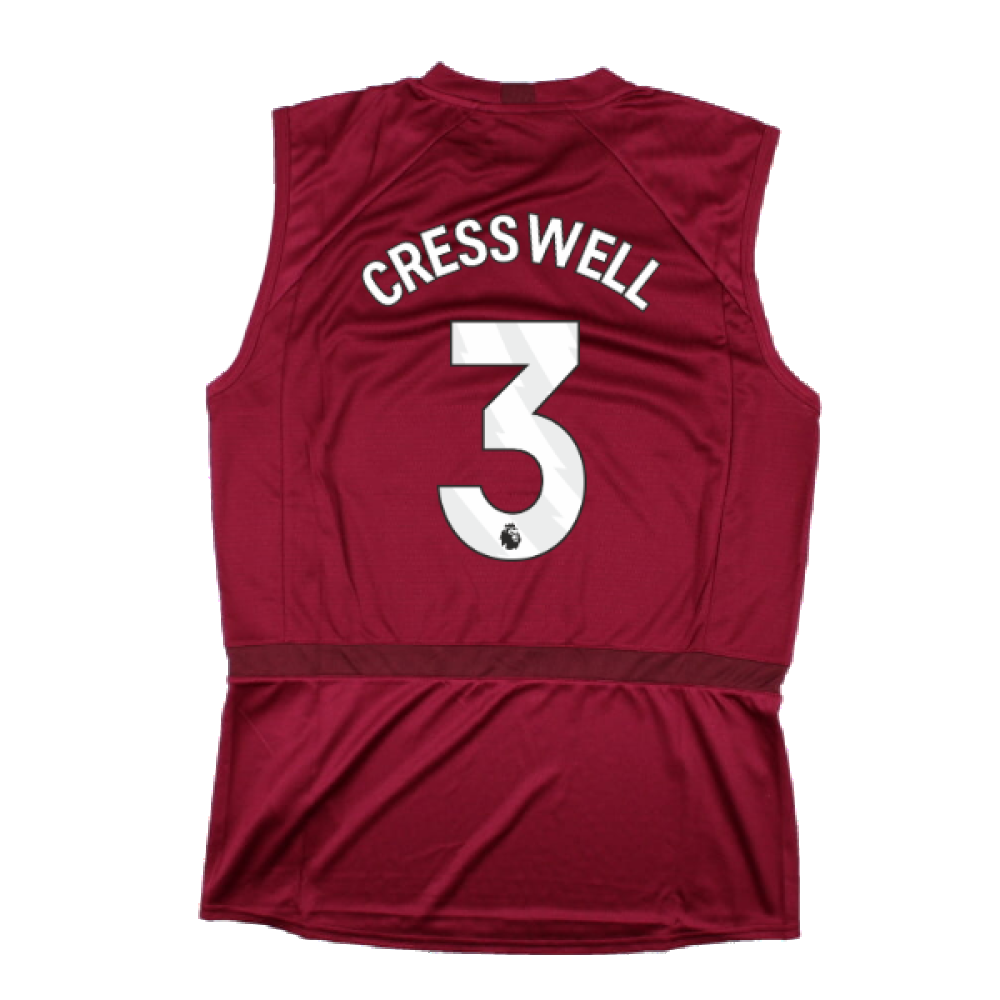 2023-2024 West Ham Sleeveless Tee (Claret) (CRESSWELL 3)