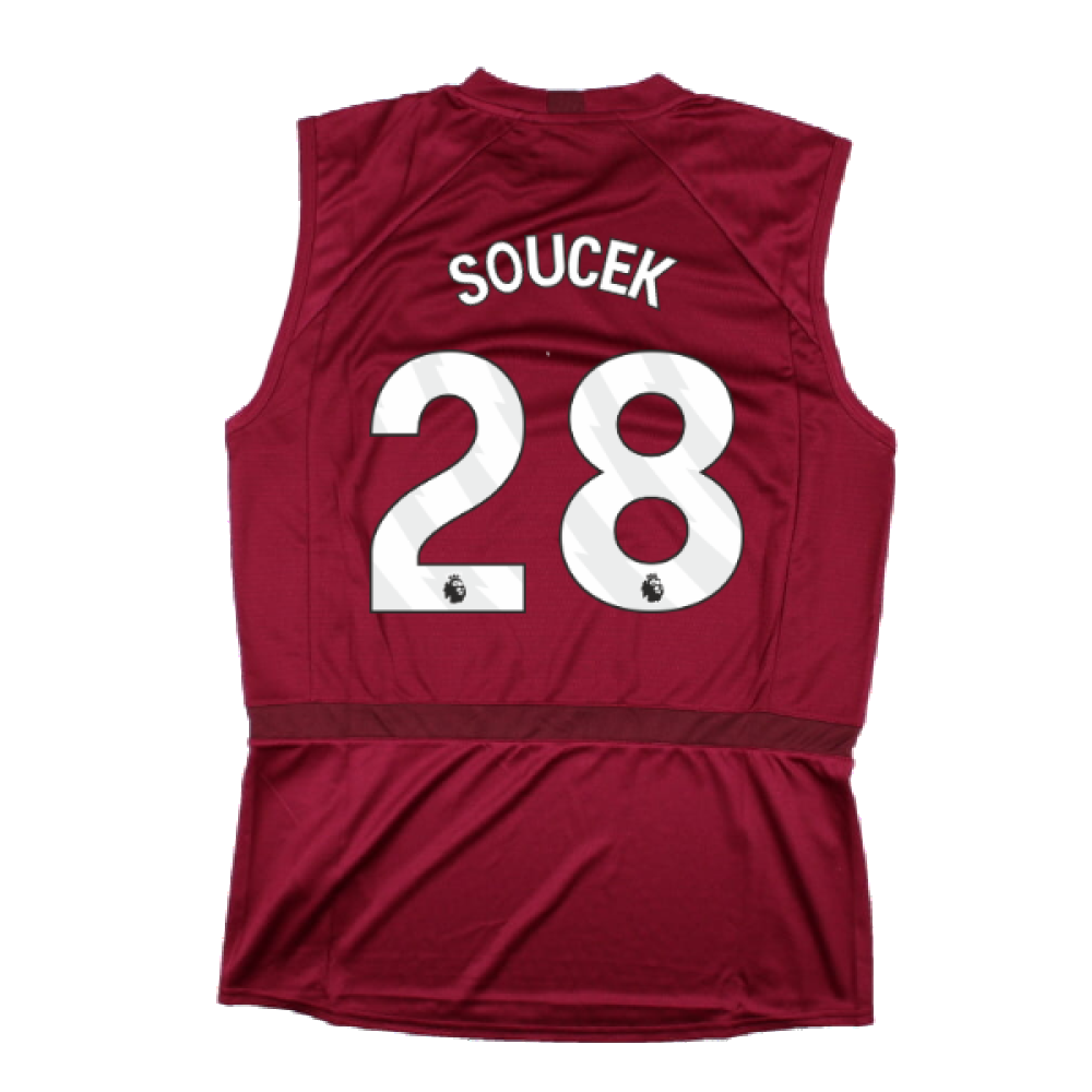 2023-2024 West Ham Sleeveless Tee (Claret) (SOUCEK 28)