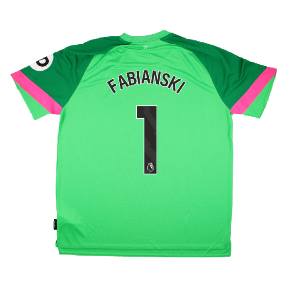 2023-2024 West Ham SS Home Goalkeeper Shirt (Green) (Fabianski 1)