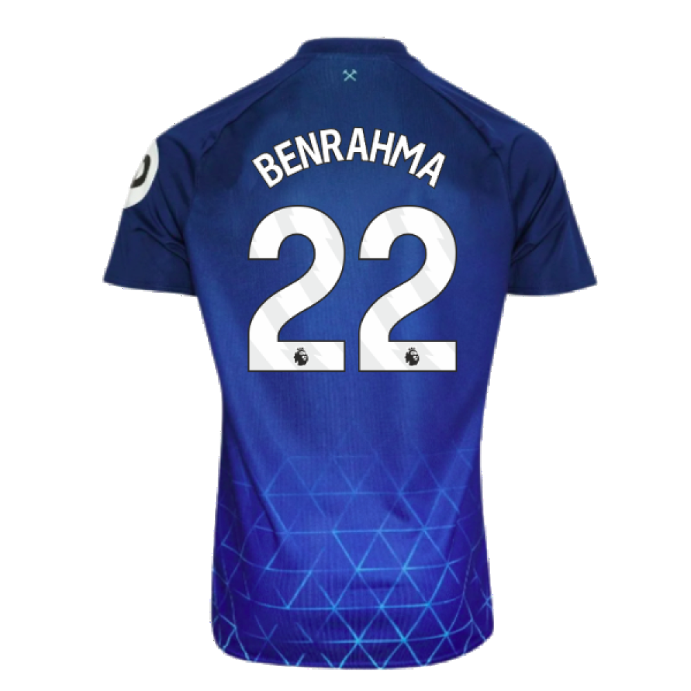 2023-2024 West Ham Third Shirt (Kids) (BENRAHMA 22)