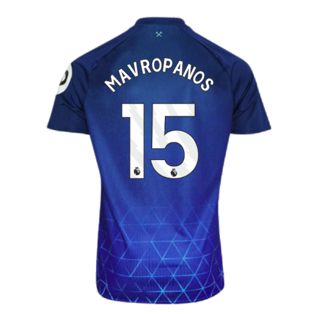 2023-2024 West Ham Third Shirt (Kids) (Mavropanos 15)