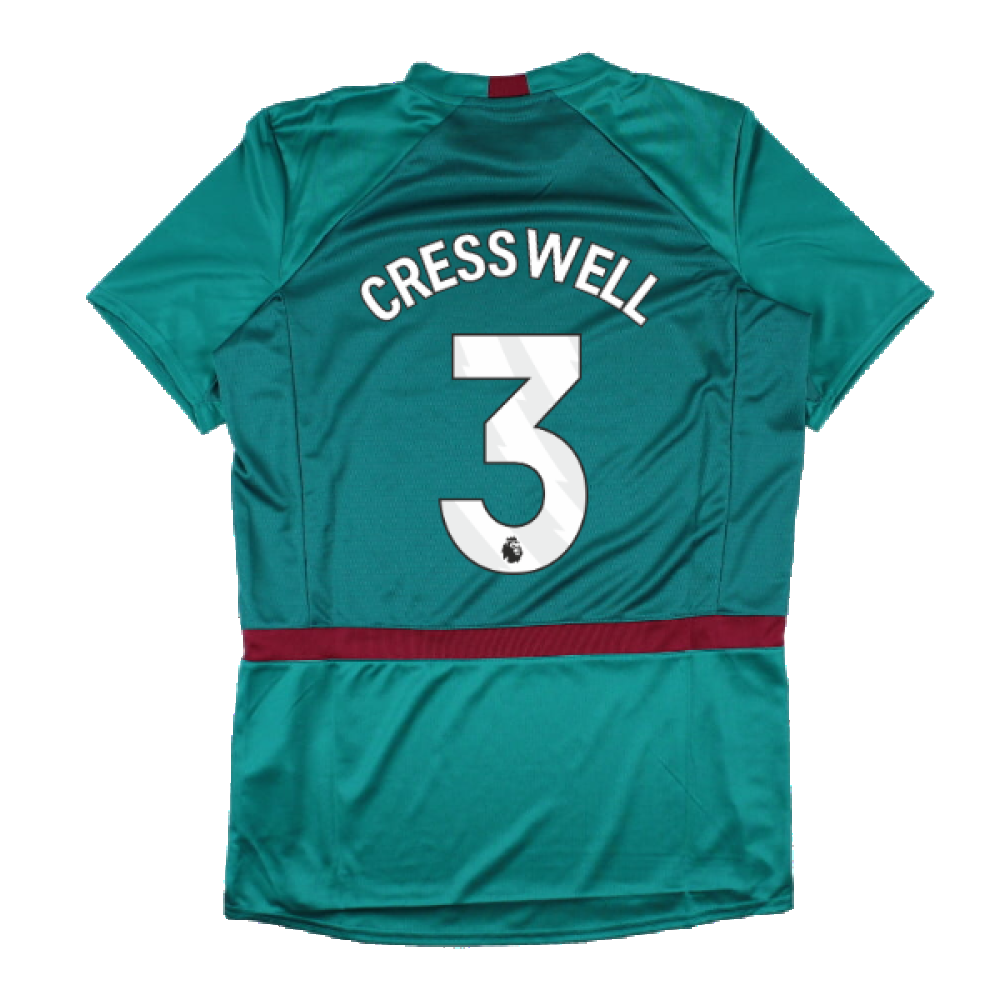 2023-2024 West Ham Training Jersey (Alexanderite) (CRESSWELL 3)